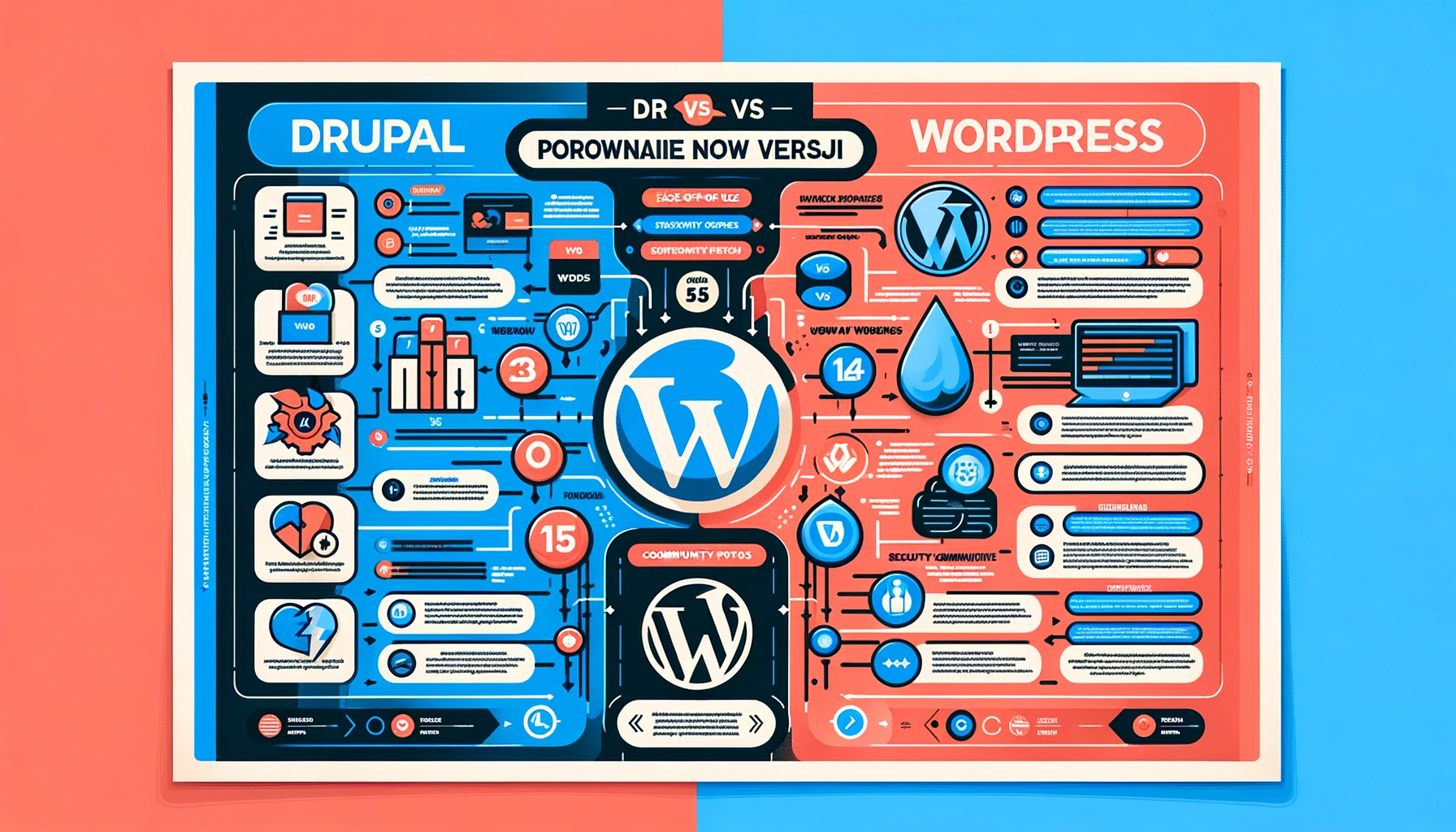 Drupal vs WordPress: Porównanie Najnowszych Wersji